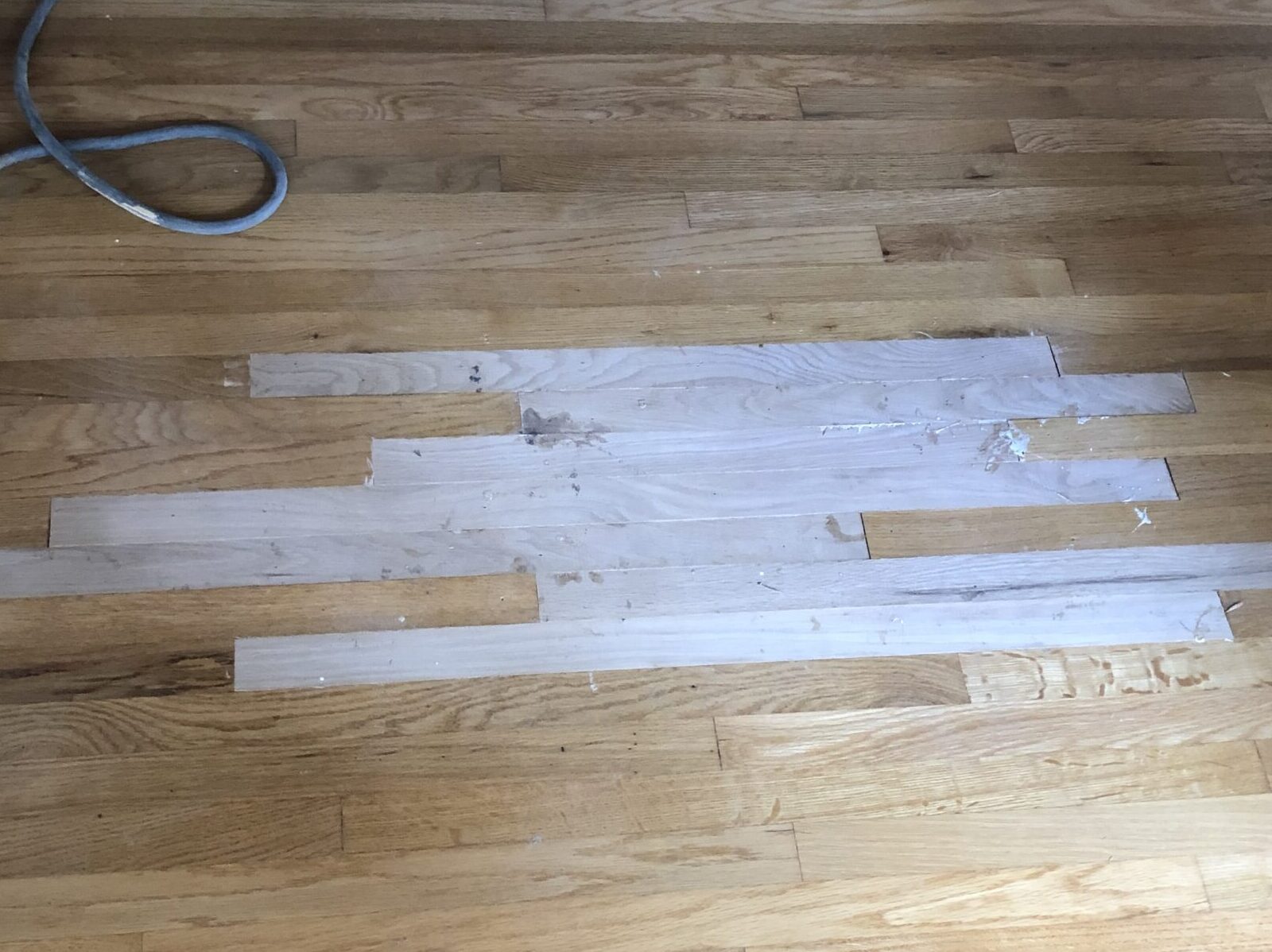 Oak hardwood Floor Repair and Refinish