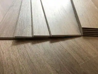 Vinyl plank flooring installation completed in a Pasadena home, giving home a nice modern look with waterproof flooring.