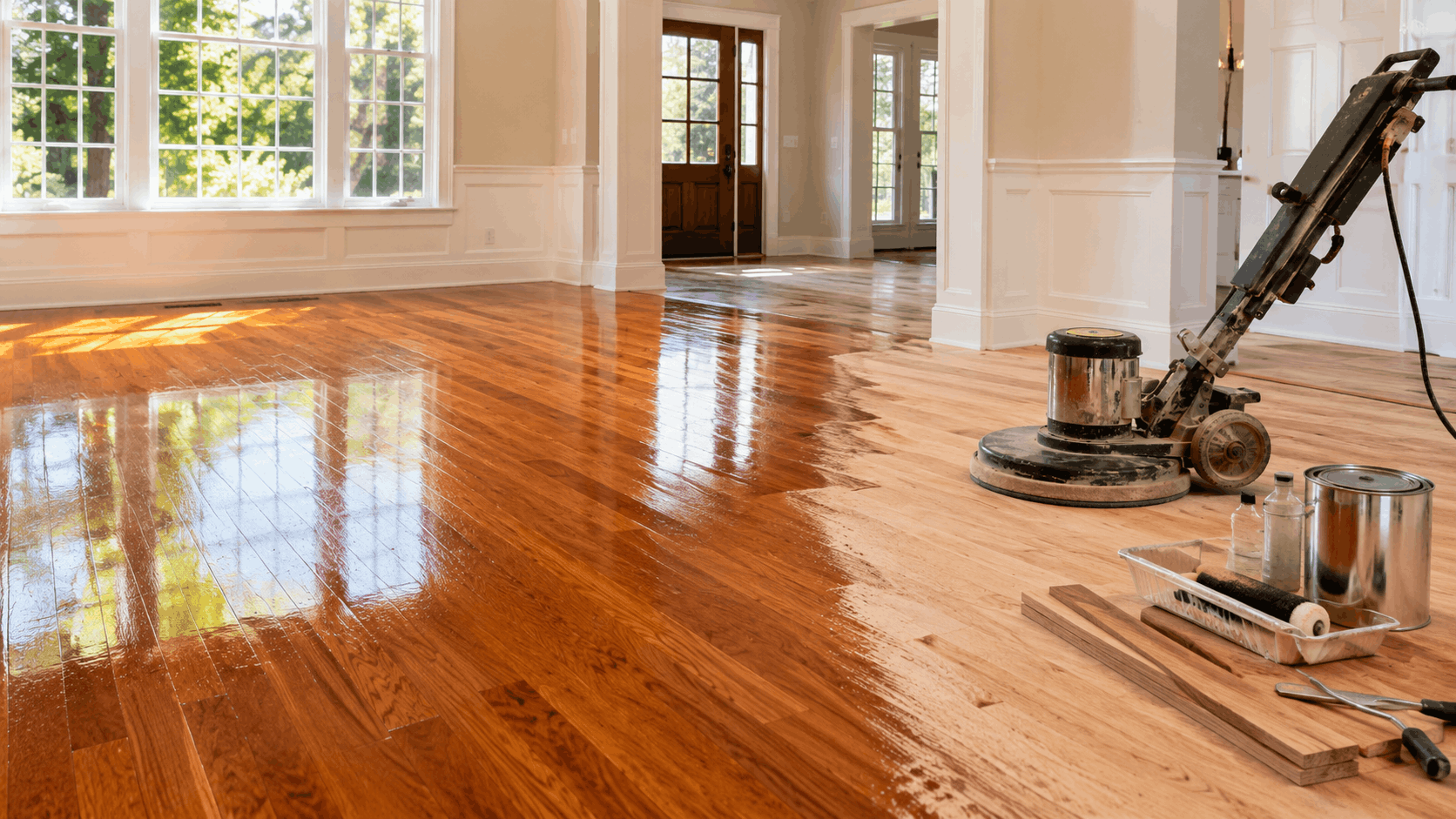 Hardwood Floor Refinishing and Restoration Feature